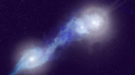 Astronomers confirm first triple system with actively feeding supermassive black holes
