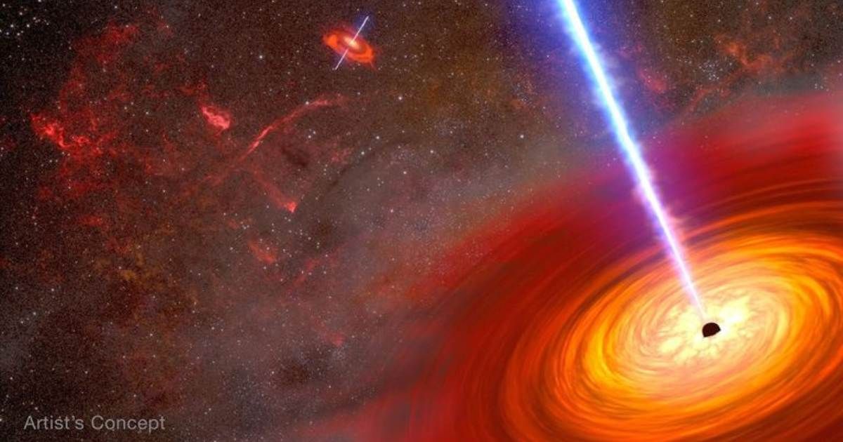 This is an artist's depiction of a pair of active black holes at the heart of two merging galaxies (Representative Cover Image Source: NASA)