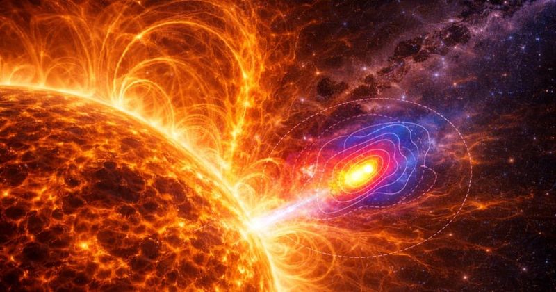 Scientists solve a decades-old mystery by finding the hidden source of solar flare gamma rays