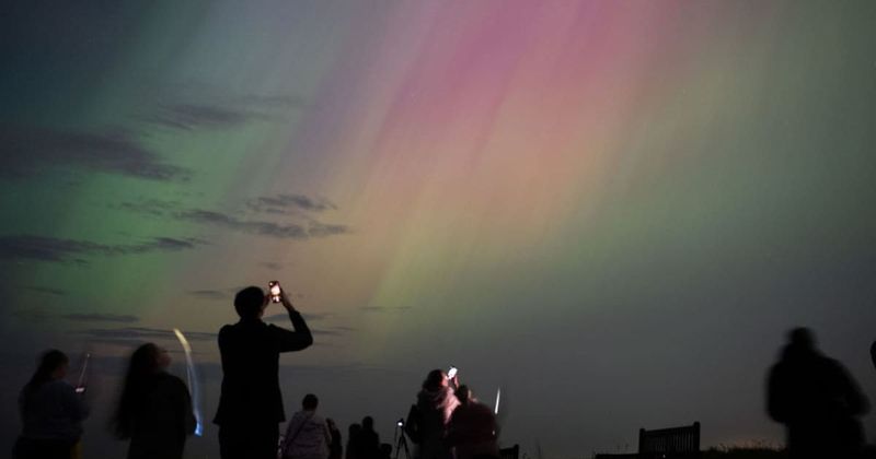 Auroras may be visible across 15 states tonight as solar activity triggers geomagnetic storm watch