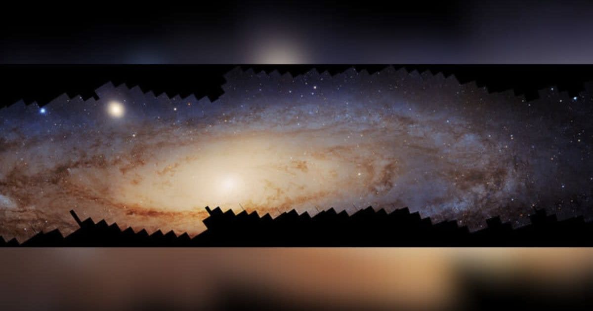 Hubble’s panoramic view of the Andromeda Galaxy (Image Source: ESA | Photo by Hubble Space Telescope)