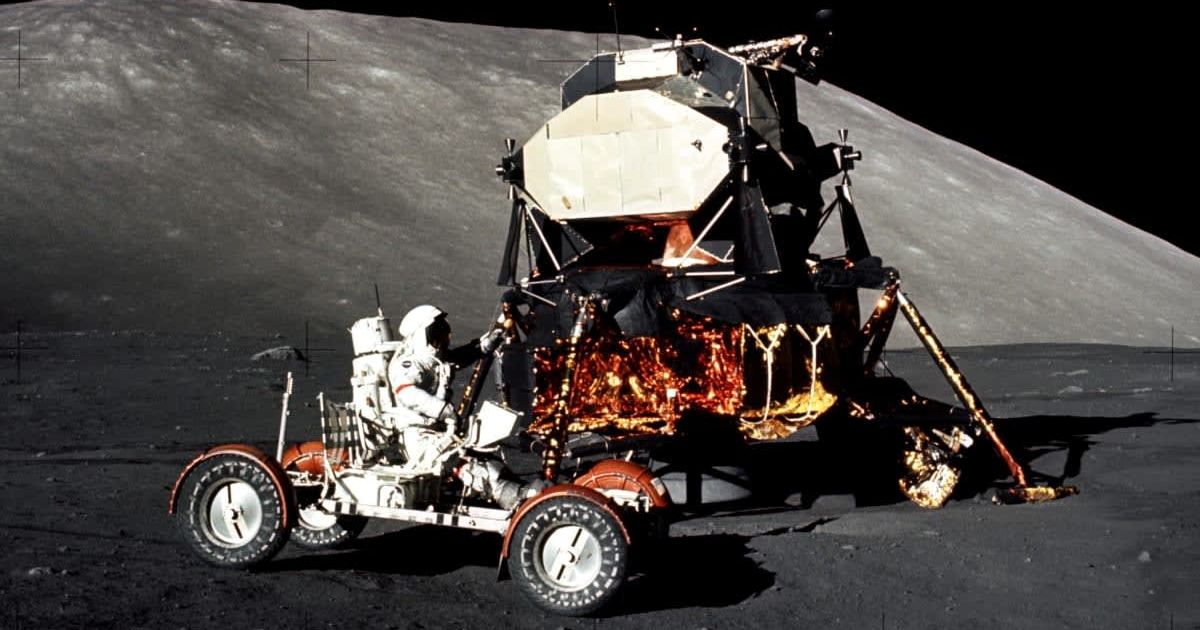 Gene Cernan in the Lunar Roving Vehicle (Representative Cover Image Source: NASA | Harrison Schmitt)