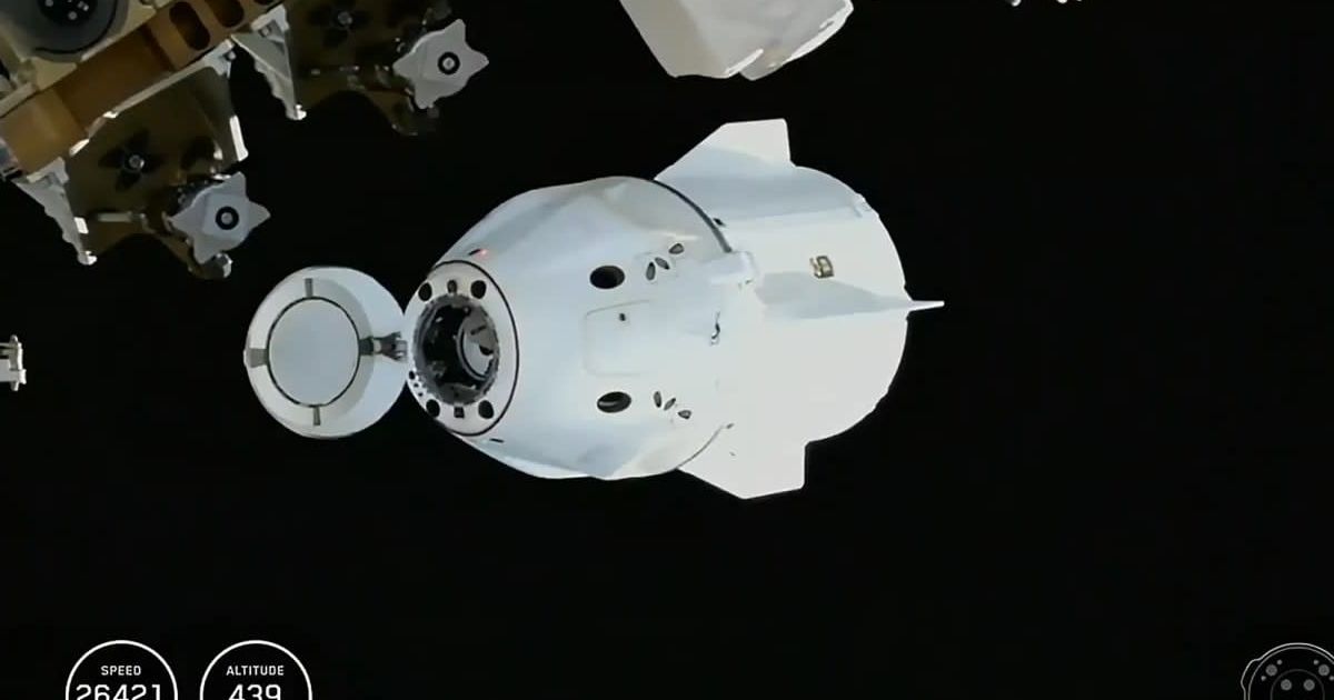 The SpaceX Dragon spacecraft departs with the Crew-11 members after undocking from the Harmony module of the ISS. (Cover Image Source: NASA+)