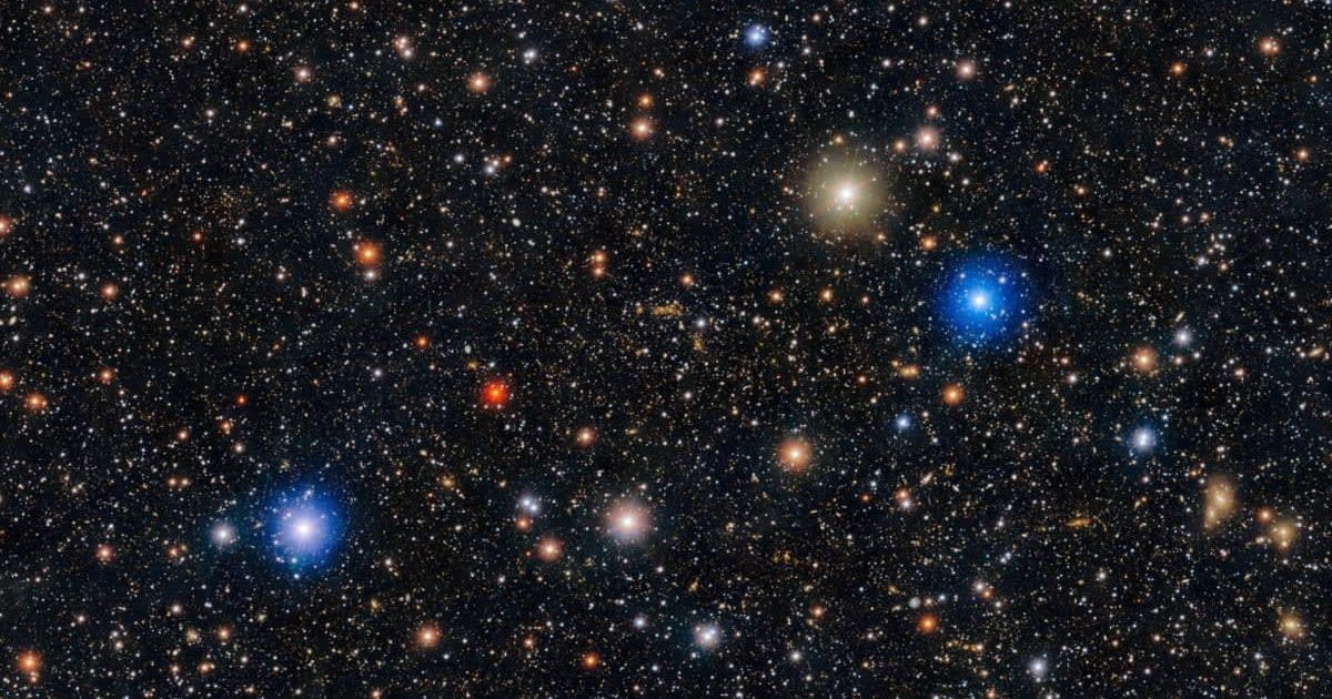 The Bullet Cluster is made up of two galaxy clusters that are colliding billions of light-years away in the constellation Carina. (Cover Image Source: NOIRLab | Photo by CTIO/NOIRLab/DOE/NSF/AURA)