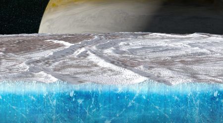 NASA’s Juno spacecraft reveals new details about the thickness of Europa’s icy shell