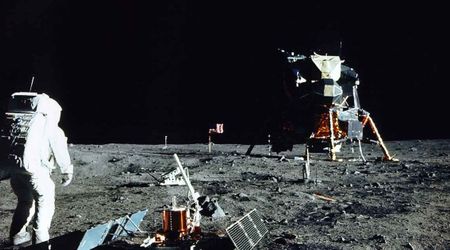 Ahead of the first crewed mission to the Moon in over 50 years, watch restored Apollo 11 moonwalk