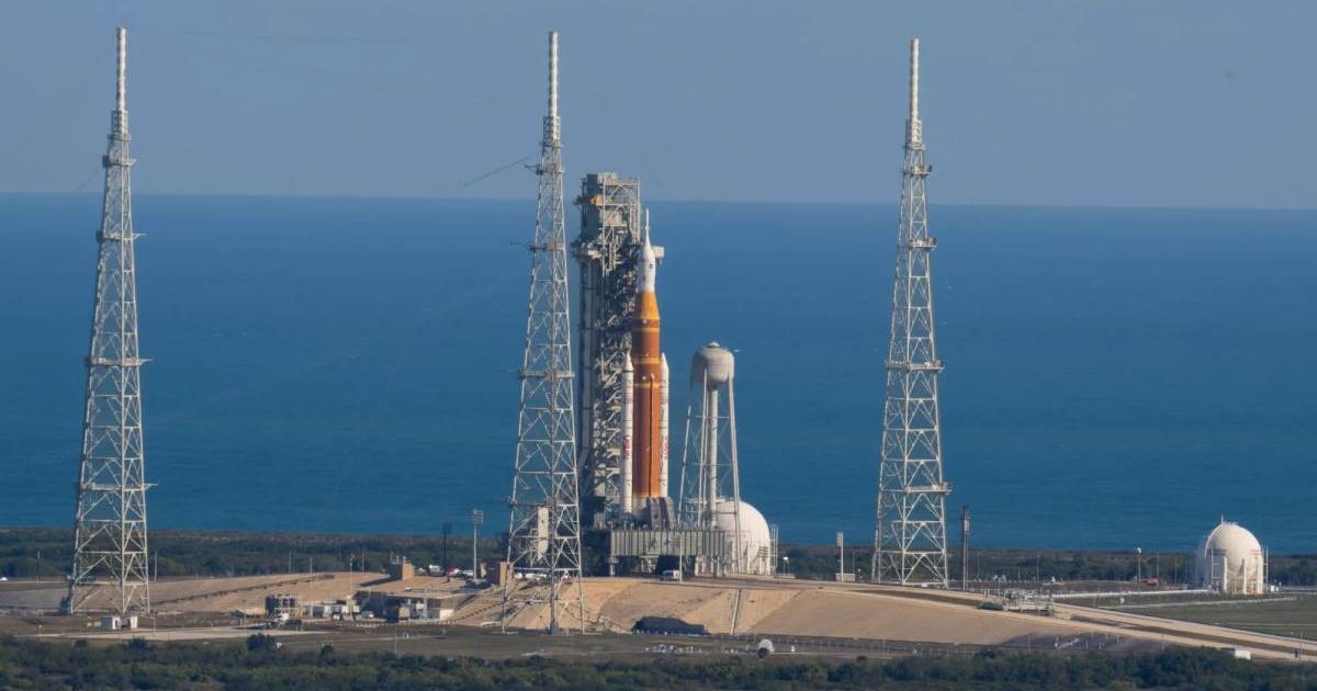 NASA’s Artemis II SLS (Space Launch System) rocket with the Orion spacecraft atop a mobile launcher is seen at Launch Complex 39B, Thursday, Jan. 29, 2026, at NASA’s Kennedy Space Center in Florida. (Cover Image Source: NASA/Jim Ross)