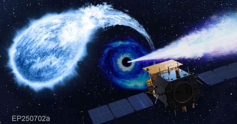 Scientists may have directly observed a black hole tearing apart a white dwarf for the first time