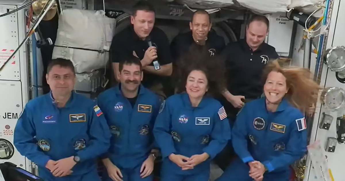 Expedition 74 welcomes NASA’s SpaceX Crew-12 members aboard the International Space Station. (Cover Image Source: NASA+)