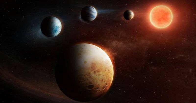 Astronomers have discovered a unique planetary system where planets are arranged 'inside out'