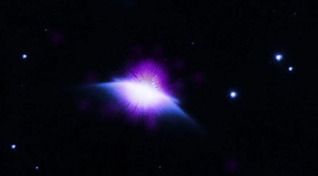 NASA's Chandra spots a young 'Sun' blowing bubbles for the first time