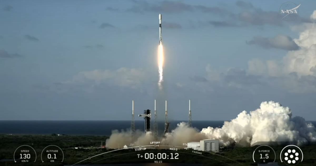 A SpaceX Falcon 9 rocket carrying Northrop Grumman’s Cygnus XL spacecraft is launched on NASA’s Northrop Grumman Commercial Resupply Services 23 mission to the International Space Station on Sept. 14, 2025. (Representative Cover Image Source: NASA)