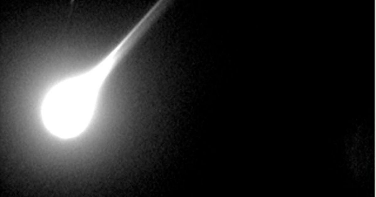 This image from a tracking device developed by George Varros shows a meteorite entering Earth's atmosphere during the Leonid meteor shower on Nov. 19, 2002. (Representative Cover Image Source: George Varros and Dr. Peter Jenniskens/NASA/Getty Images)