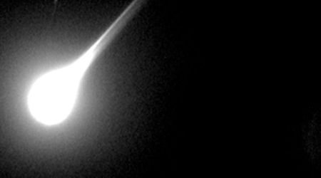 A meteorite crashed through the roof of a German home on March 8, reached as far as the bedroom