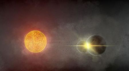 Two exoplanets collided—and the impact was similar to the one that created Earth and the Moon