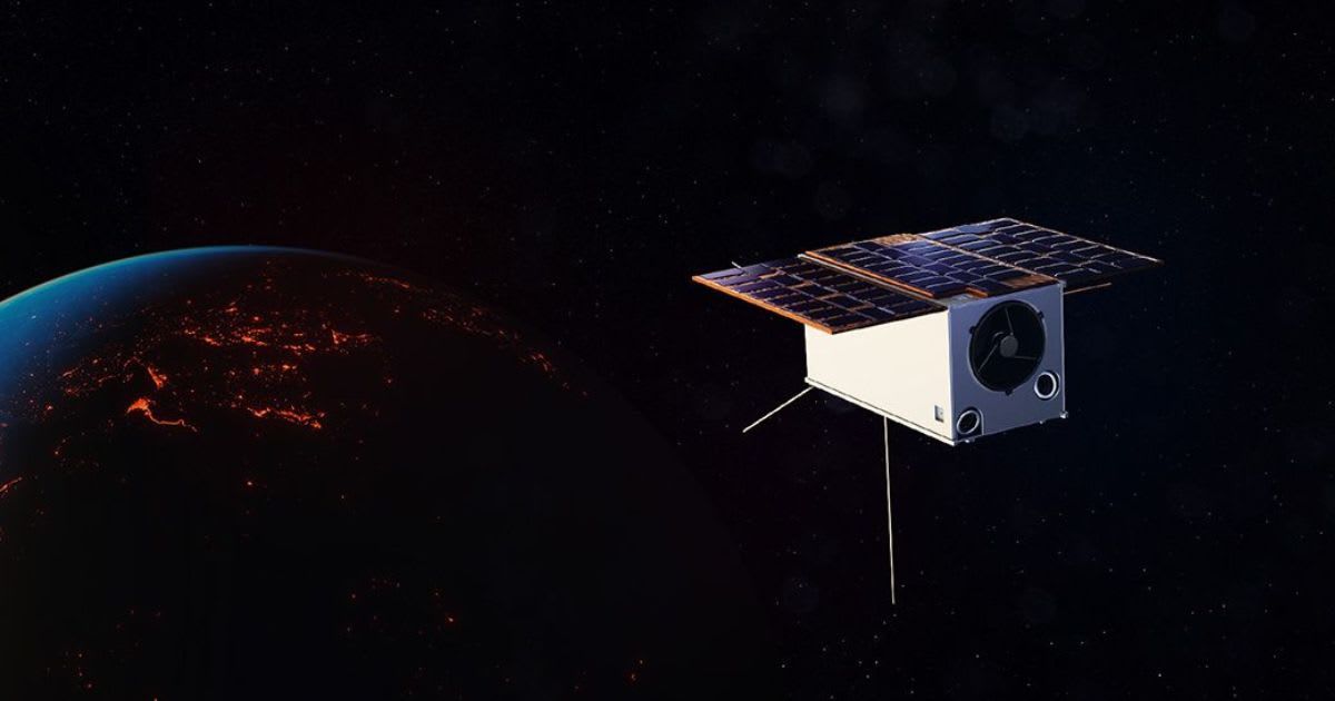 Artist’s impression of the Mauve satellite in orbit. (Cover Image Source: Blue Skies Space Ltd.)