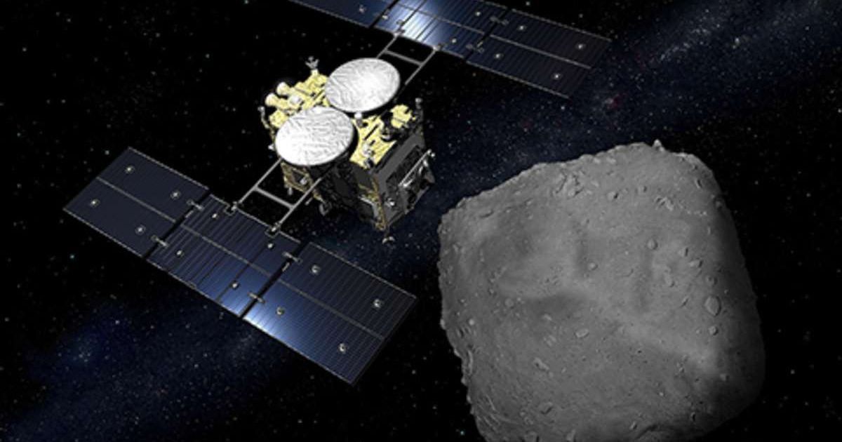 On February 22, 2019, Hayabusa2 successfully touched down on asteroid Ryugu (Cover Image Source: Akihiro Ikeshita)