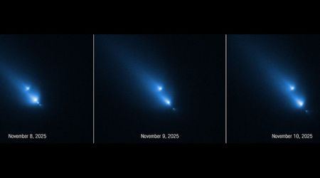 Hubble Telescope accidentally captures comet C/2025 K1 (ATLAS) breaking up after perihelion