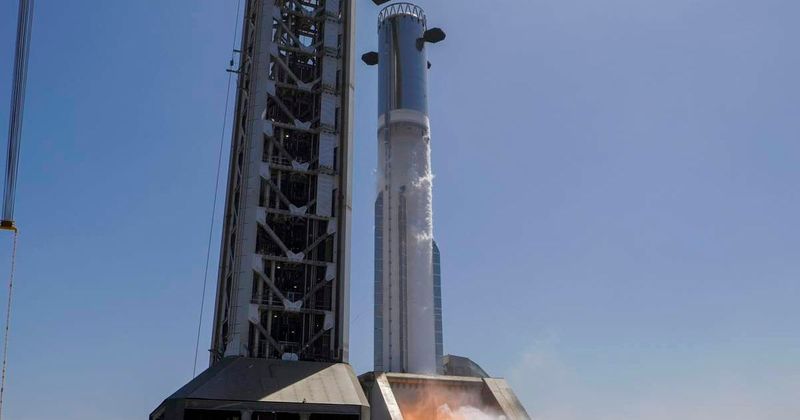 SpaceX conducts first Starship V3 static fire test in preparation for April test flight