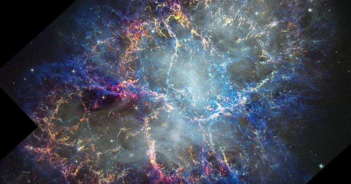 NASA’s Hubble Space Telescope captured the intricate detail of the Crab Nebula with its Wide Field Camera 3. [Cover Image Source: NASA, ESA, STScI, William Blair (JHU); Image Processing: Joseph DePasquale (STScI)]