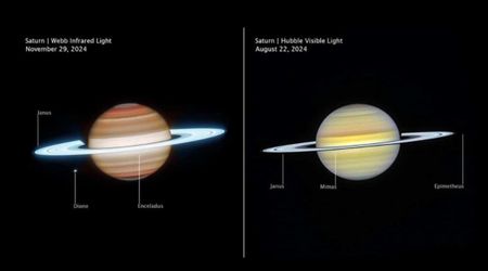 NASA's James Webb teams up with Hubble to image Saturn's atmosphere in unprecedented detail