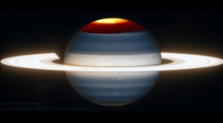 Saturn's auroras are the reason why the planet appears to change its spin, new study finds