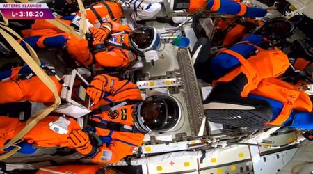 NASA’s Artemis II crew arrives at launch pad and boards Orion spacecraft ahead of launch