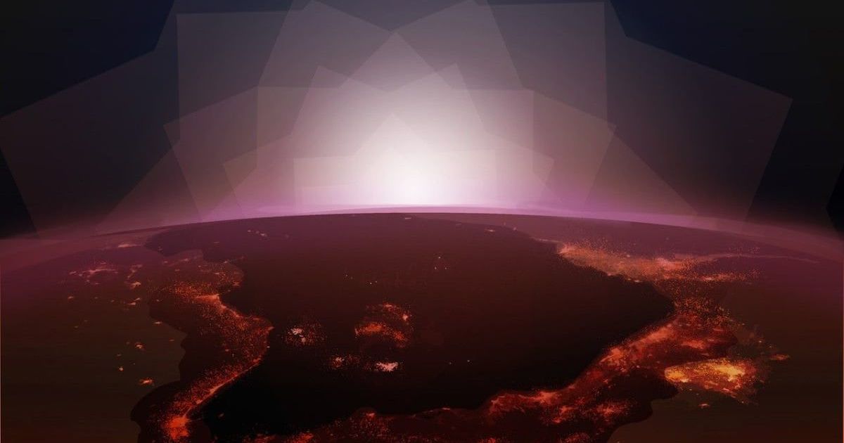 This illustration shows a hypothetical distant planet inhabited by a technological civilization, with 'city lights' visible on the darkened surface. (Representative Cover Image Source: NASA/JPL-Caltech/Lizbeth B. De La Torre)