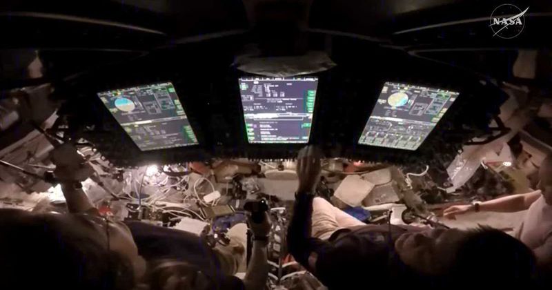 Artemis II astronauts Christina Koch and Jeremy Hansen complete manual piloting demo