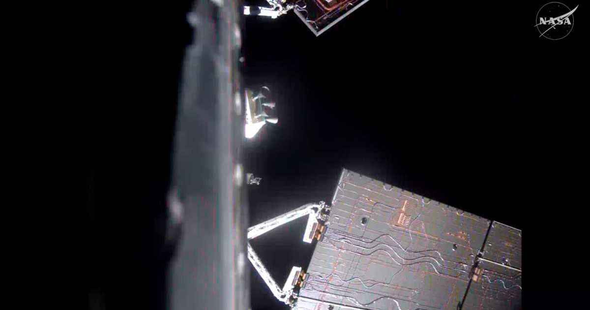 A view of NASA’s Orion spacecraft following its outbound trajectory correction burn, refining the spacecraft’s trajectory toward the Moon. (Cover Image Source: NASA)