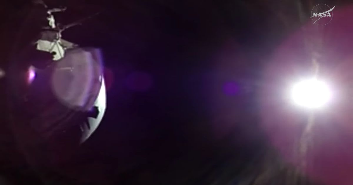 The Orion spacecraft and Artemis II crew enter a solar eclipse that will last for about an hour as Orion, the Moon and the Sun align. (Cover Image Source: NASA / YouTube)