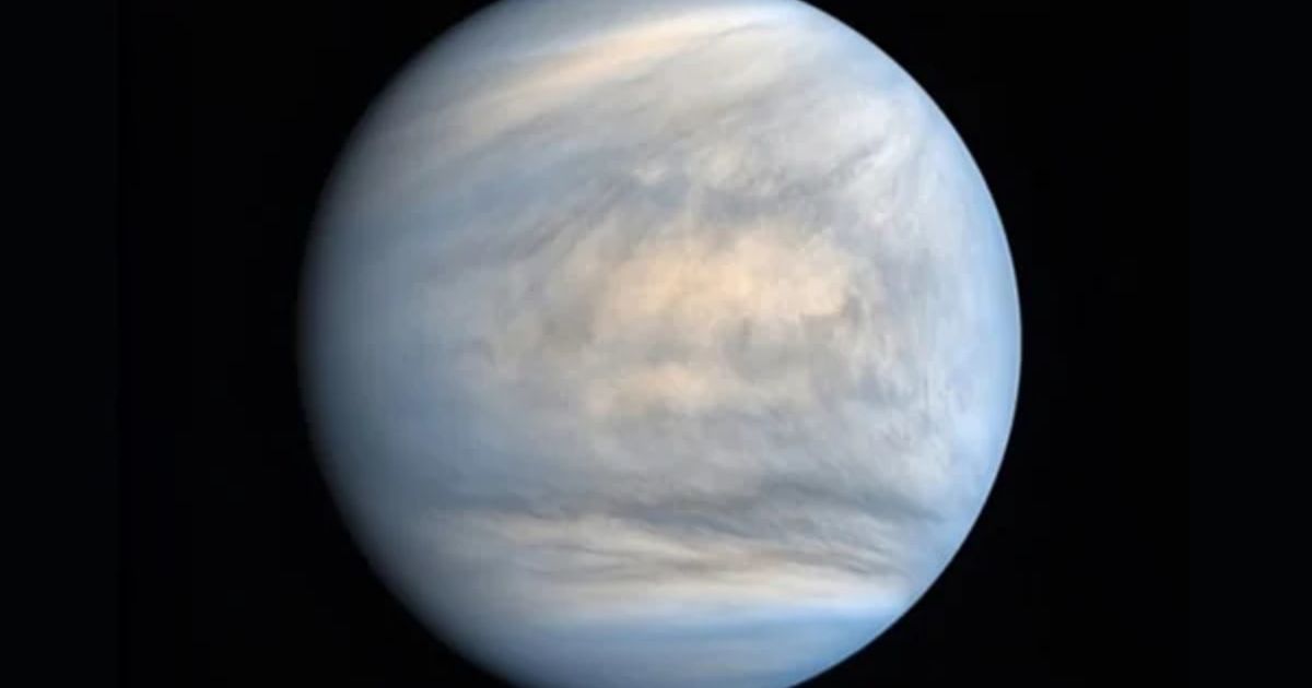Photographed in ultraviolet light and rendered in false color, this view reveals the complexities of the clouds that coat Venus. (Representative Cover Image Source: JAXA/ISIS/DARTS/Damia Bouic)