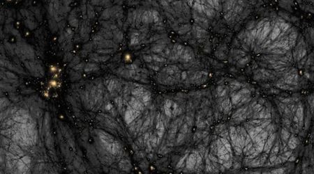 Clumps of apparently 'collisionless' dark matter may explain certain cosmic puzzles