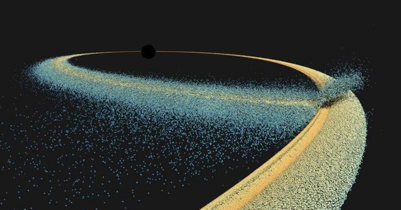 A new simulation shows what happens when a supermassive black hole tears a star apart