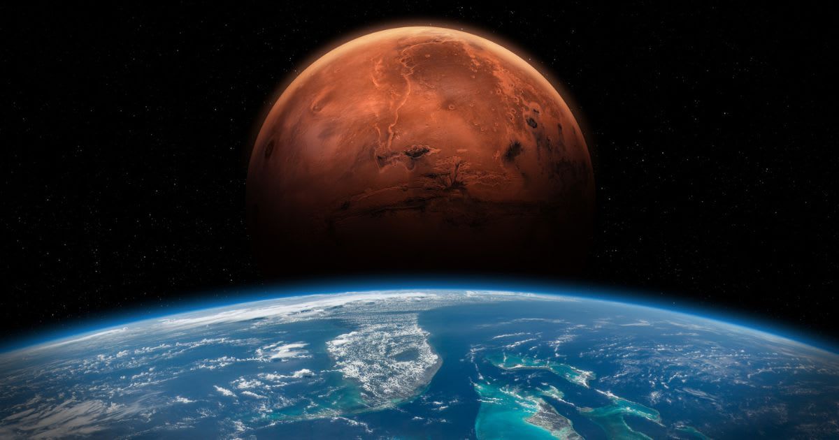This high-resolution image, with elements furnished by NASA, offers a view of Earth and Mars in deep space. (Representative Cover Image Source: Getty | buradaki)