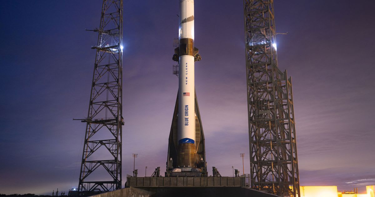New Glenn on the launch pad at Launch Complex 36 (December 27, 2024). (Representative Cover Image Source: Blue Origin)