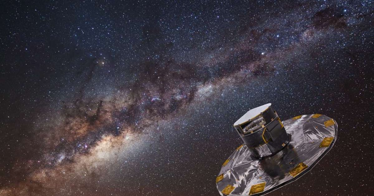 Gaia mapping the stars of the Milky Way (Cover Image Source: European Space Agency)