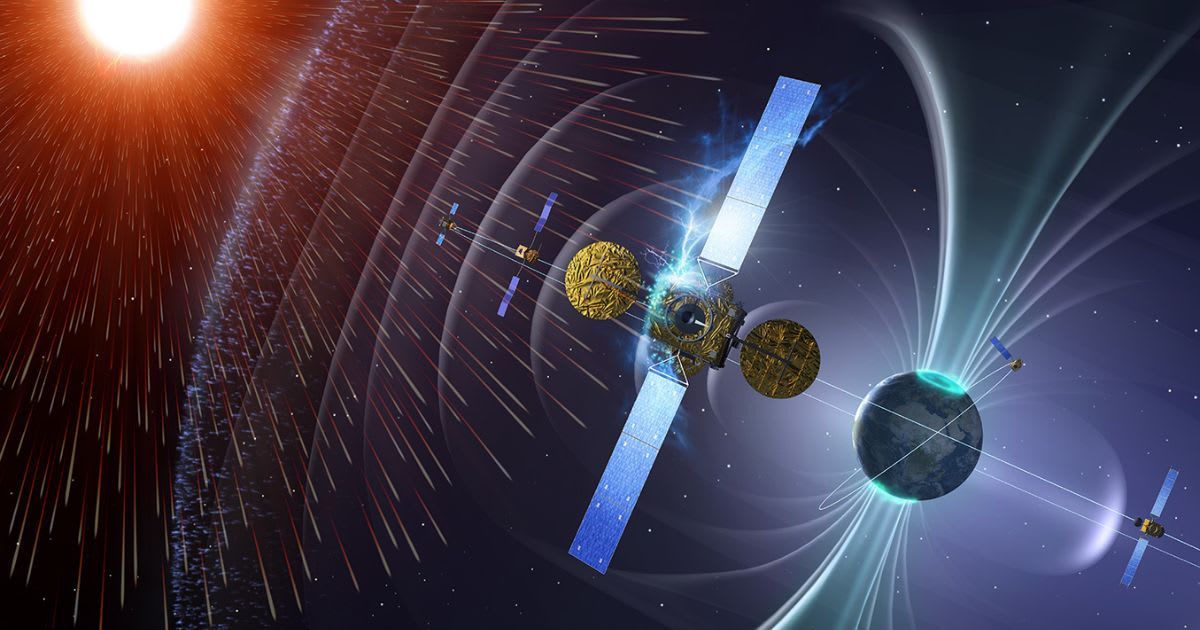Artist’s concept of a satellite near Earth, highlighting the need for protection from intense solar electromagnetic radiation. (Representative Cover Image Source: ESA/P.Carril)