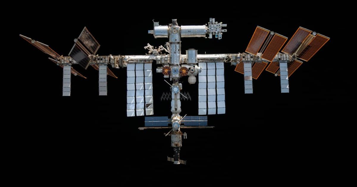 A photo showing the International Space Station (ISS). (Credit: X/@Space_Station)
