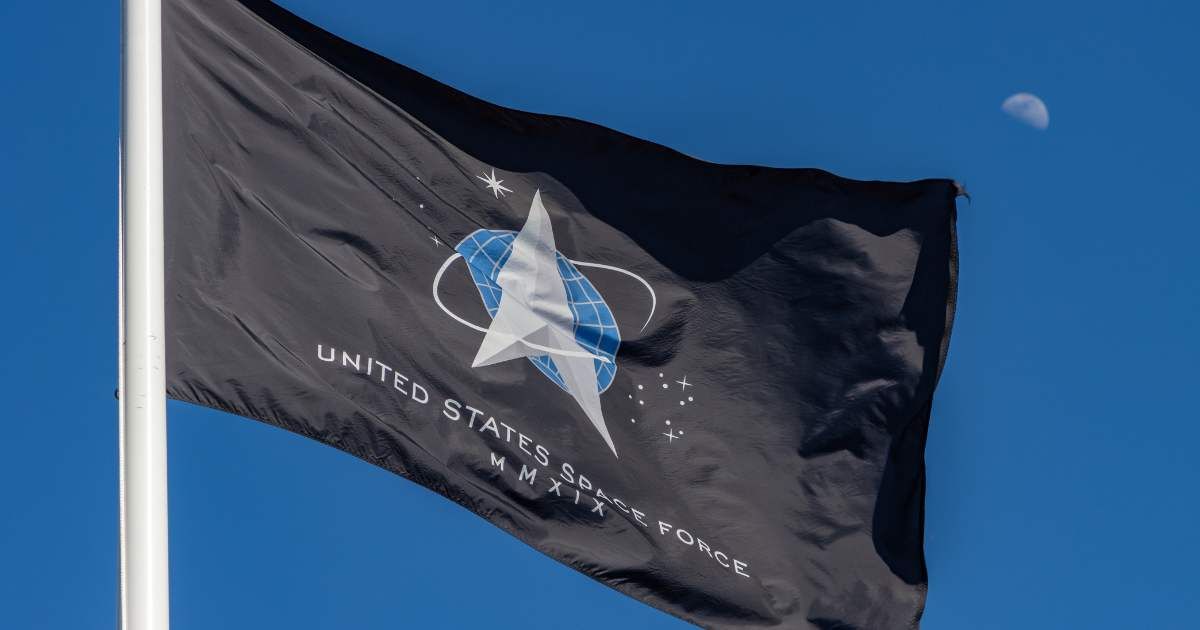  The flag of the United States Space Force, America's newest military government branch. (Cover Image Source: Getty Images | Ajax9)