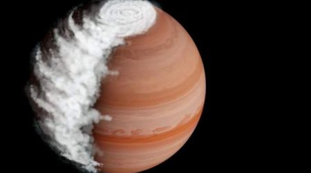 On a 'Hot Jupiter', day begins with clouds; by nightfall those clouds vanish—here's why