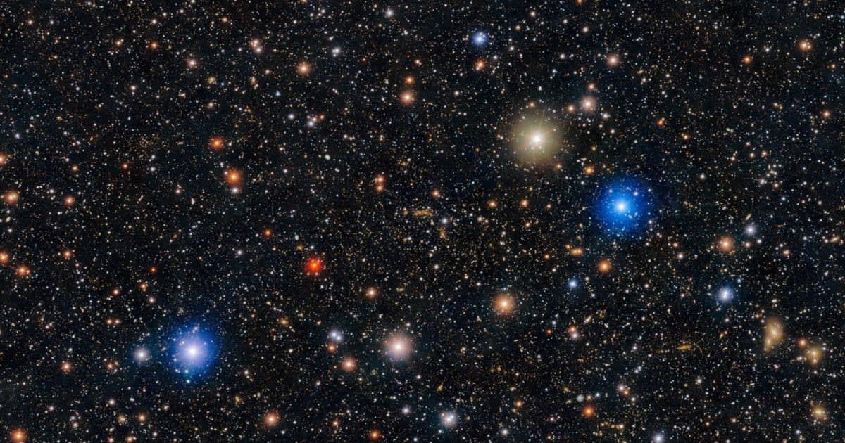 The Bullet Cluster is made up of two galaxy clusters that are colliding billions of light-years away in the constellation Carina. (Cover Image Source: NOIRLab | Photo by CTIO/NOIRLab/DOE/NSF/AURA)