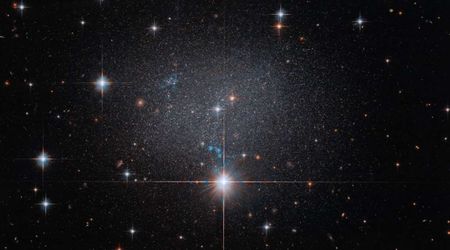 NASA's Hubble Space Telescope captures dwarf irregular galaxy located 23 million light-years away