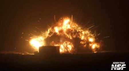 Blue Origin's New Glenn rocket explodes during static fire test at Cape Canaveral Space Force Station