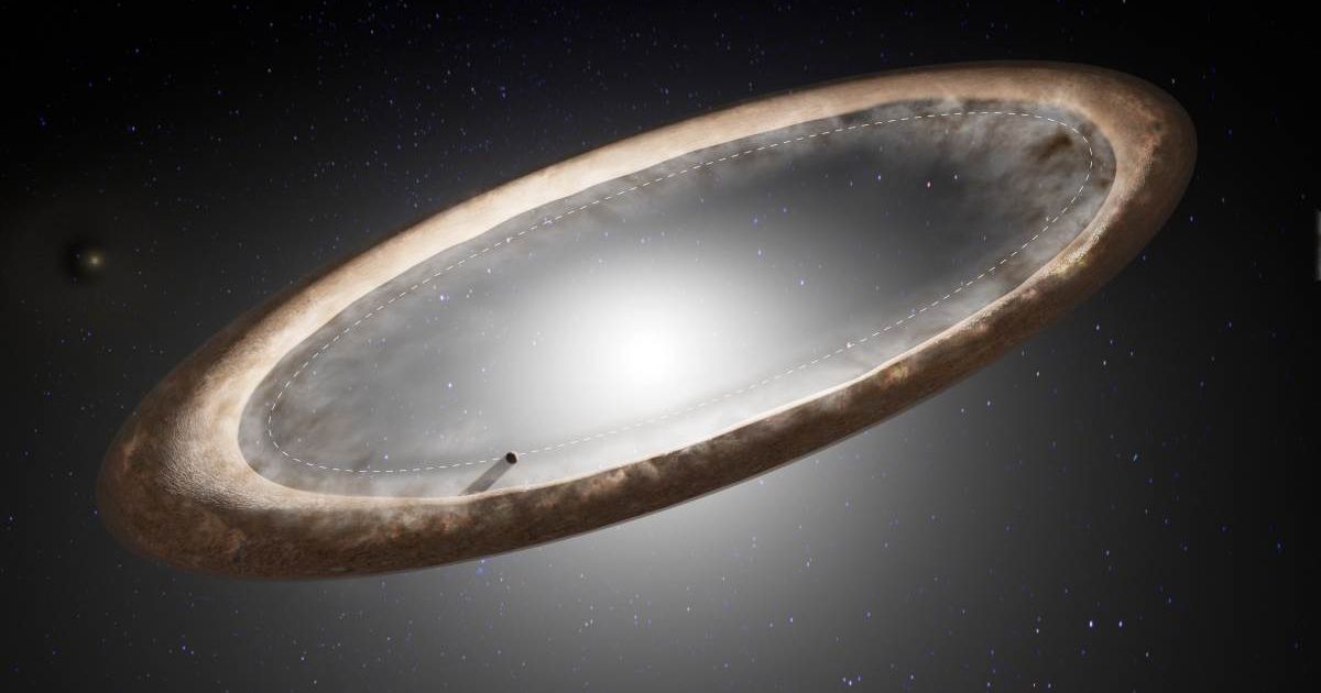 The bright star in the center, Fomalhaut, is surrounded by an ancient debris disk of uneven brightness (Representative Cover Image Source: NSF/AUI/NSF NRAO | B. Saxton)