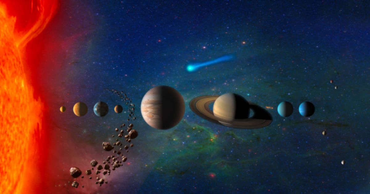 An artist's concept of our solar system. (Representative Cover Image Source: NASA)