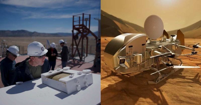 Heat shield for NASA's Dragonfly mission undergoes thermal testing in New Mexico desert