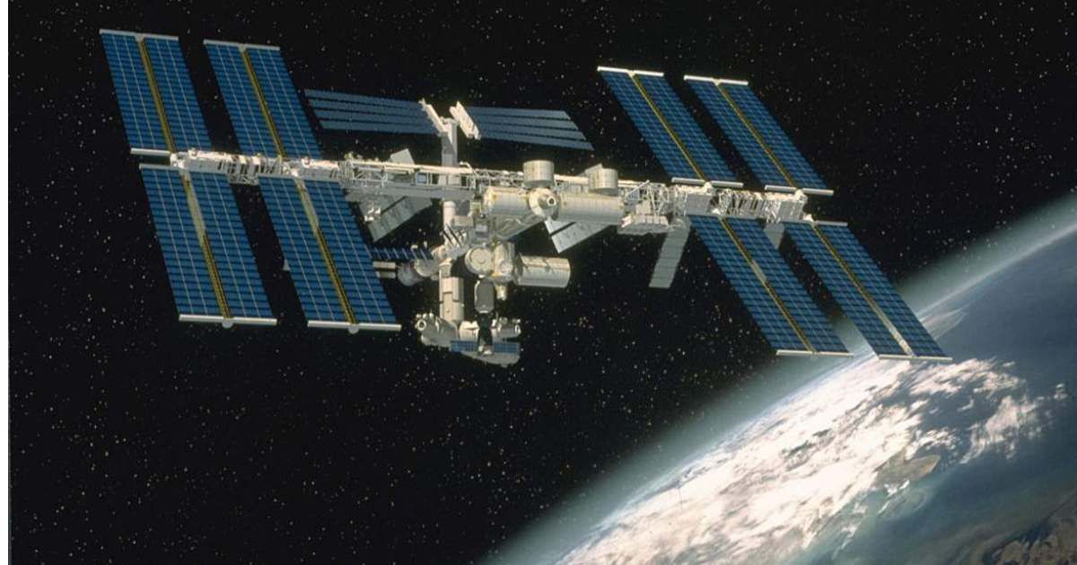 A model image of the International Space Station with Earth in the background. (Representative Cover Image Source: Alain Nogues/Sygma/Sygma via Getty Images)