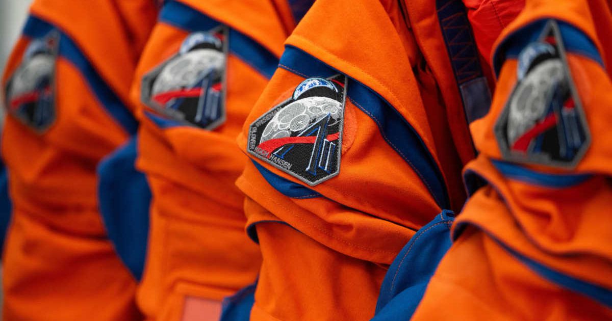 Spacesuits worn by Artemis II astronauts during launch and reentry. (Representative Image Source: NASA)