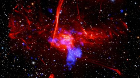 A supernova remnant may have been found near the Milky Way's central supermassive black hole